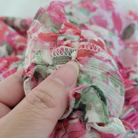 Misa Los Angeles Rumi One Shoulder Floral Dress - Picture 7 of 14